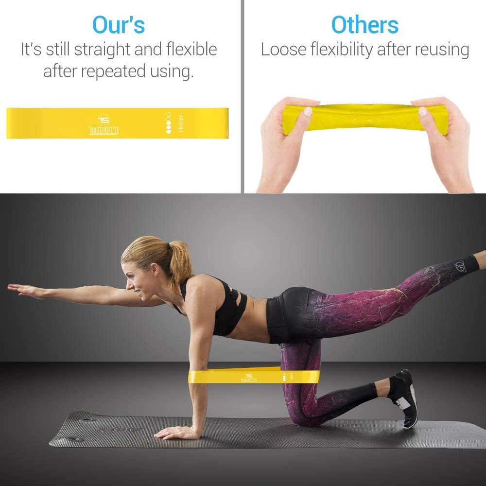 Techstone Resistance Bands Set for Men and Women, Pack of 5 Different Levels ...